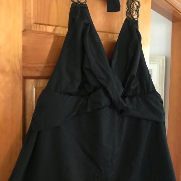 Black Halter Tankini Top - Picture 12 of 12